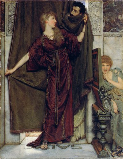 Meine Schwester ist nicht da, 1879 von Lawrence Alma Tadema